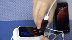 Зарядная станция на 8 портов  зарядное устройство для телефона с быстрой зарядкой Quick Charge 3.0
