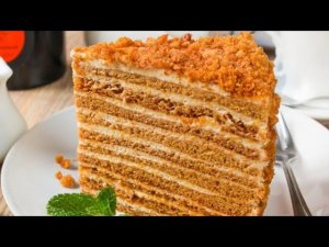 Самый Вкусный "Медовый" Торт! Советский Рецепт из 70х годов/ Honey Cake