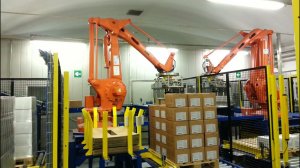 Робот-паллетайзер для укладки картонных гофрокороба