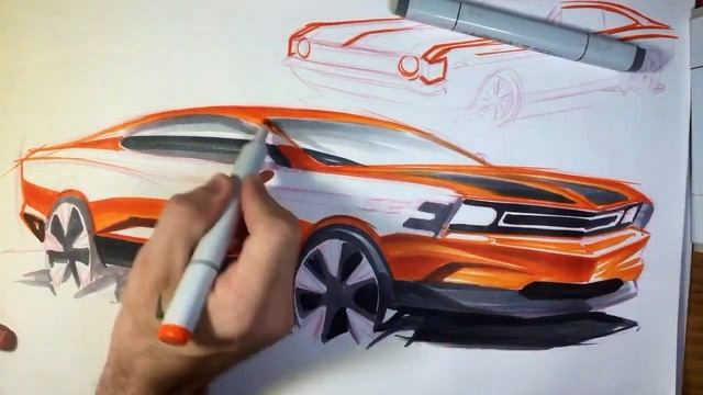 Drawing car: Chevrolet Opala SS 2021 - Timelapse смотреть онлайн