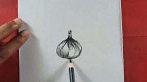 How to draw a realistic garlic || Realistic pencil drawings #artwork #satisfying #pencildrawing