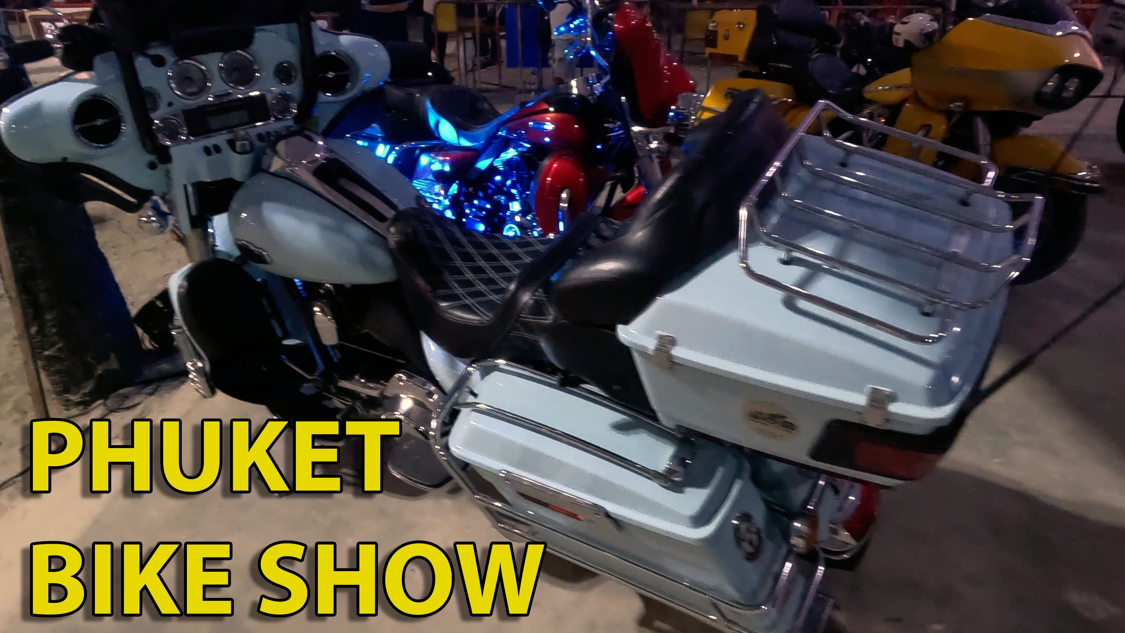 Съезд байкеров  4k Phuket Bike Week