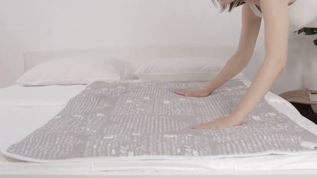 Электропростынь EcoSapiens Linen квадраты 150х90 см