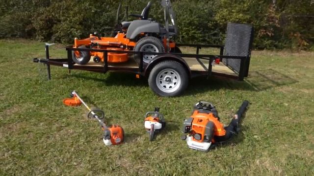 Husqvarna MZT52 Briggs Mower (3) Handhelds Utility Package смотреть онлайн