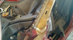 Перевёртыш.Замена стойки лобового проёма.Кузовной ремонт.Шевролет Лаччети