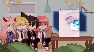 Chainsaw man reacts to Gojo Satoru  / season 2 | Manga spoilers | Jujutsu Kaisen S2 | Gacha Club