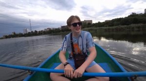 влог плывем на лодке /как плавать на лодке