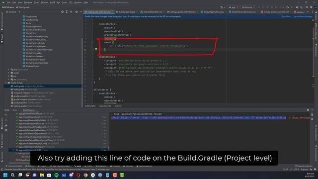 How to Fix AGPBI com.android.tools r8 ResourceException