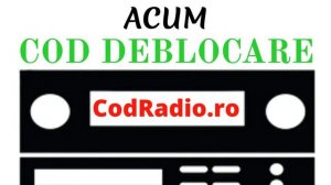 Cod Deblocare Radio Renault Megane Coupe, Decodare Casetofon Auto Masina Pin, Decodat, Codat