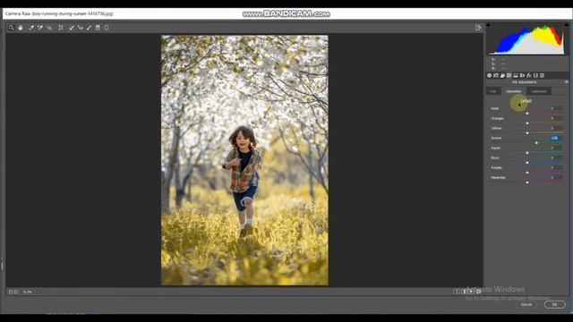 Dark Yellow camera raw editing in Photoshop CC смотреть онлайн