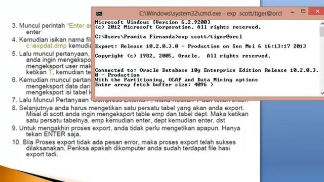Teori 7 - Eksport dan Import Oracle Basisdata смотреть онлайн