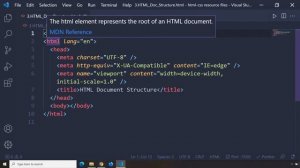 HTML-CSS Tutorial Lesson 3: HTML Document Structure