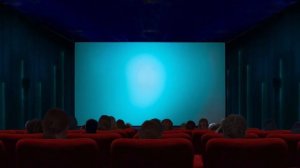 Кинозал на зеленом фоне в Full HD 1080р. Хромакей. Футаж кинотеатра на зеленом фоне. Green screen.