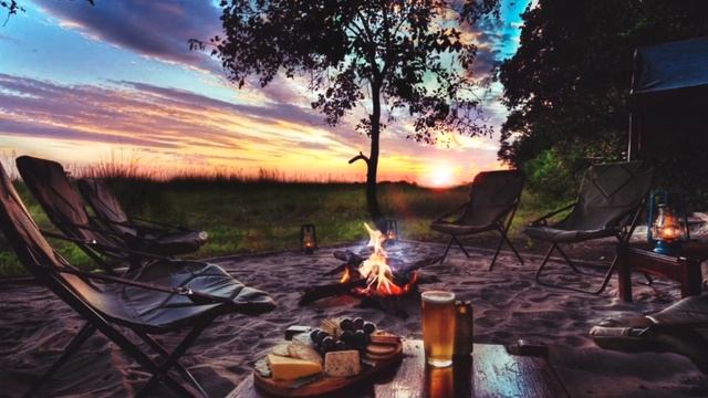 Божественная Неповторимая Природа/Природа прекрасна/Звук Костра Треск Дров для Медитации, Релаксаци смотреть онлайн