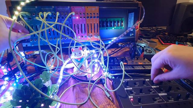 Moog Werkstatt 01, DreadBox and Korg Thuersday Modular evening Jam смотреть онлайн