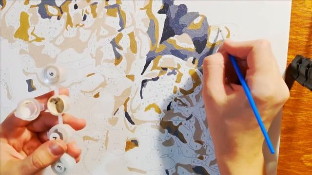 Нарисовала чудесную картину по номерам. Посмотрите, что получилось)