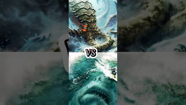 KRAKEN TITAN VS KRAKEN,MEGALODON,DEEP BLUE SEA SHARK