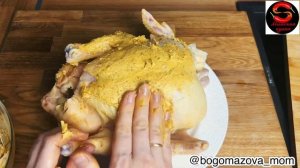 Курица в духовке. Курица целиком. Простой рецепт курицы целиком.