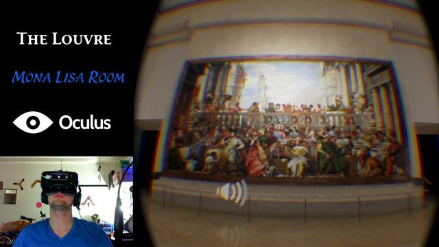Visiting the Louvre from HOME! | Mona Lisa Room for Oculus Rift DK2 | SOOO COOL! смотреть онлайн