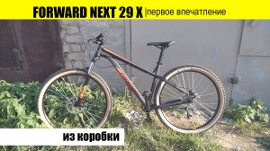 Обзор велосипеда Forward Next 29 D 2022 года. Первое знакомство
