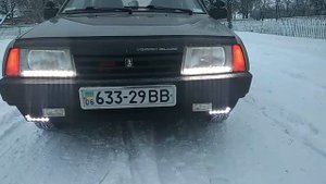 Супер классный тюнинг фар ВАЗ 2109 с американской.