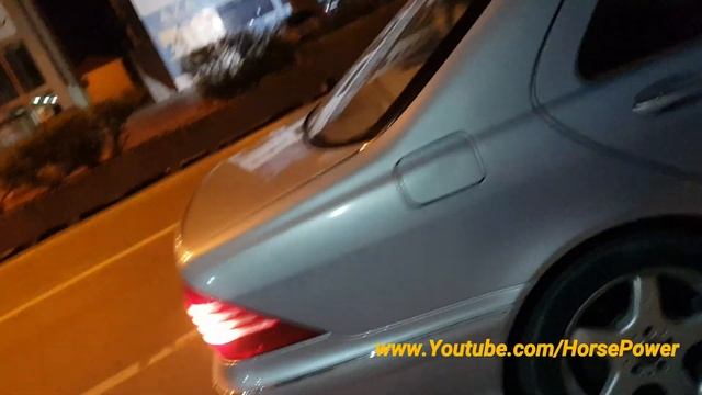 Mercedes Benz S430 W220 Brutal Exhaust Sound Dual full Straight Pipe смотреть онлайн