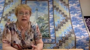 Как сшить одеяло своими руками из крупных панелей? Лоскутный эфир 176. Печворк 16+