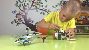 Чиним и запускаем мини-вертолет - Fix and fly at mini-helicopter