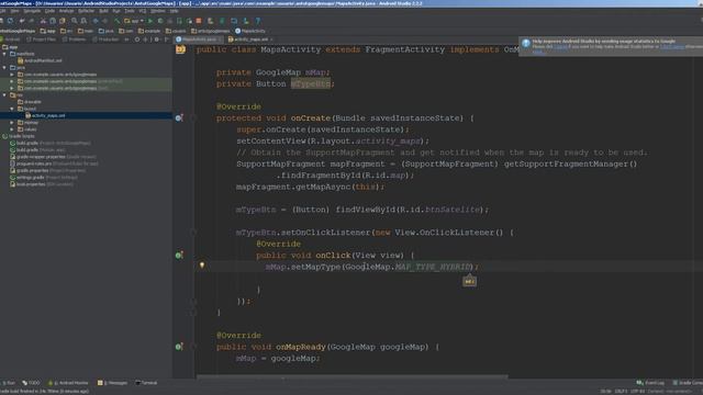 Android Studio - Google Maps Api v2 - Tipos de mapa смотреть онлайн