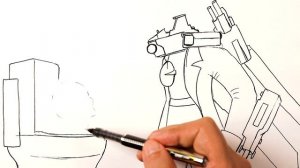 Как нарисовать Титан КамераМен 2.0 против G-Туалет 3.0
