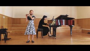 Н. Раков "Скерцино" - исп. София Чечик (флейта-пикколо), Ольга Бер (ф-но)