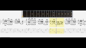 Tutorial - Status Quo - In the army now - how to play on guitar fingerstyle tabs