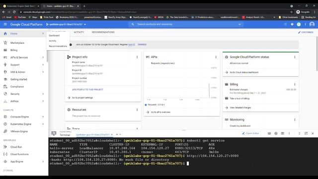 Kubernetes Engine: Qwik Start (fast forward) | GSP100 | Qwiklabs | GCP смотреть онлайн