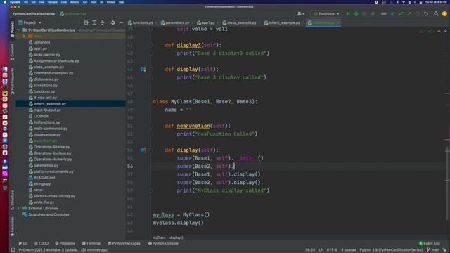 Python Certification Training - Multiple Inheritance