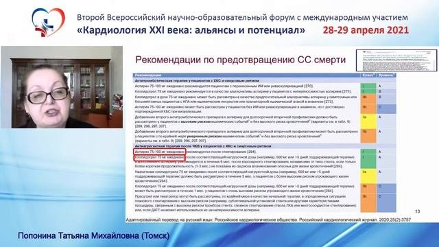 Попонина Т.М. (Томск).