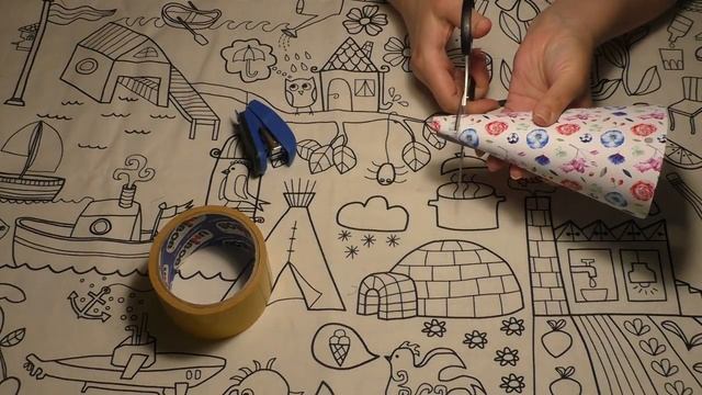 Diy flower box своими руками, кулек для цветов / Упаковка для цветов