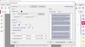 How to make a transparent background in pdf using Adobe Acrobat Pro DC