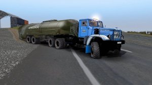 Секретный груз под видом цистерны и новый наколхоженый КрАЗ без блокировки на  Китайском каньоне.mkv