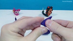 ЛЕПИМ ЗУБАСТИКА ПИРАНЬЮ ИЗ ПЛАСТИЛИНА ДЛЯ ЖЕЛЕЙНОГО МЕДВЕДЯ