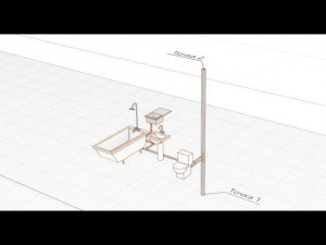 Как создать систему канализации.  Renga MEP