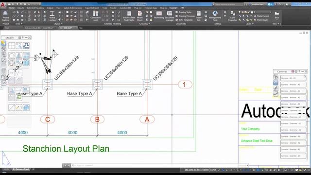 Autodesk Advance Steel 2017 | Grid Balloon Offset смотреть онлайн