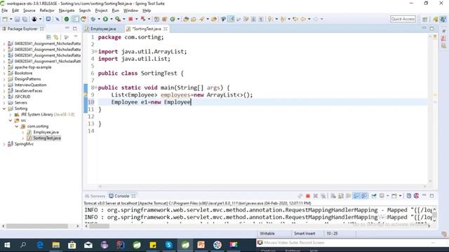 Live Coding -Comparable in java смотреть онлайн