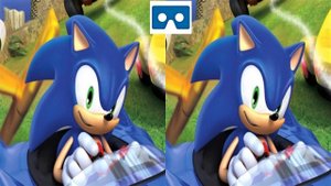 Sonic and SEGA 3D video SBS VR box google cardboard 8