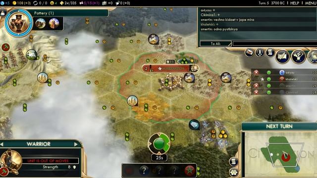 Традиционное развитие в Sid Meier's Civilization V: Brave New World. Игра с Хованским смотреть онлайн