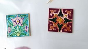 Как окрасить эпоксидной смолой плитку каф'декоръ 3 способа.