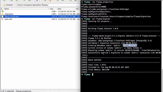 Evolución de bases de datos con Flyway смотреть онлайн