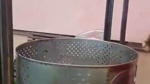Пресс для фруктов и овощей изготовлен своими руками из барабана стиральной машинки 2019 г.