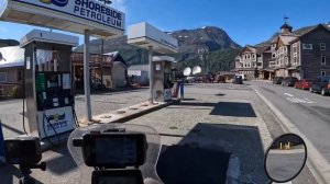 I rode my motorcycle through an active train tunnel in Alaska  S6-E145