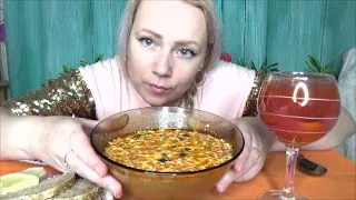 МУКБАНГ СОЛЯНКА НОВОГОДНЯЯ  Домашняя еда .Русский мукбанг.