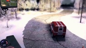 Компьютерная игра Spin Tires 2011 с устаноленным зимним модом Winter Edition